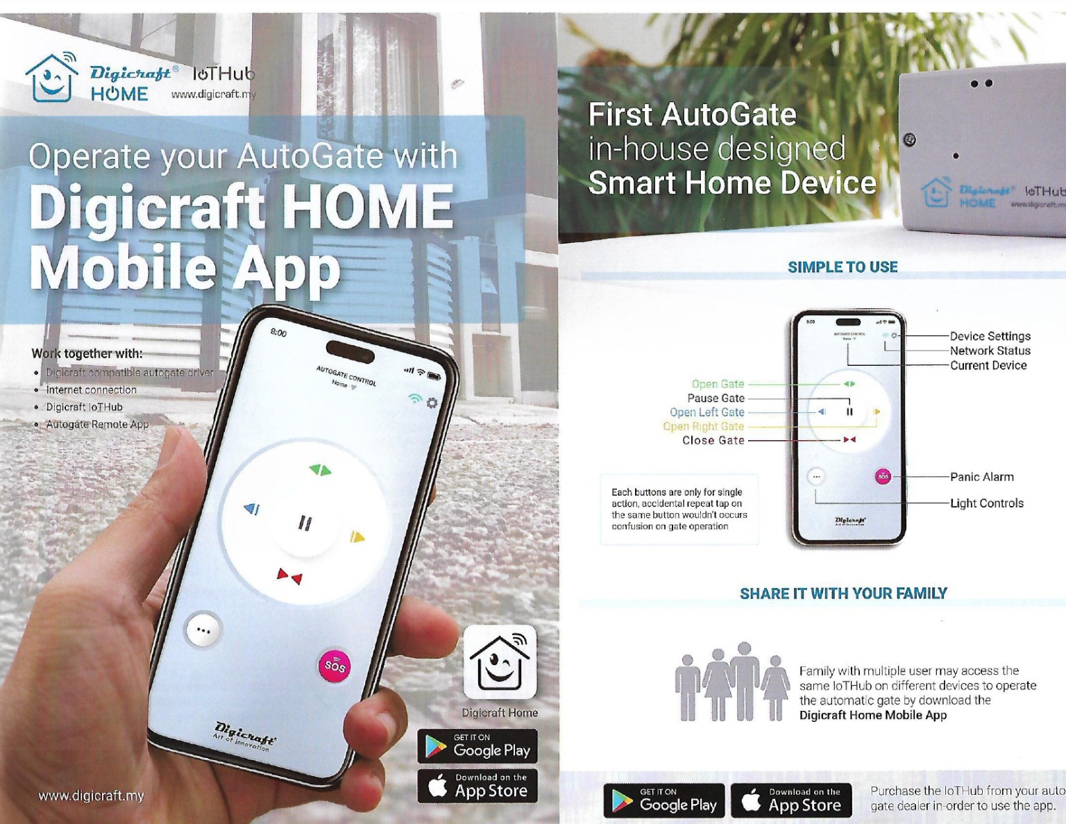 DCMoto Digicraft HOME IoTHub