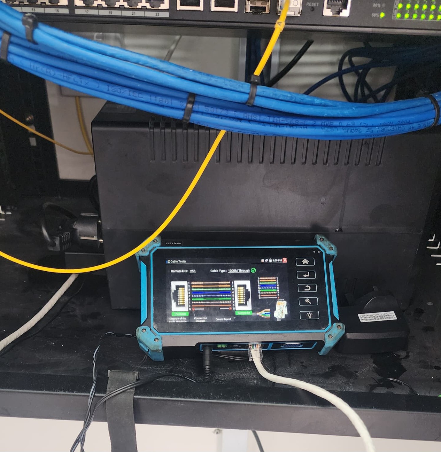Professional Cable Testing installation by K&A Automation