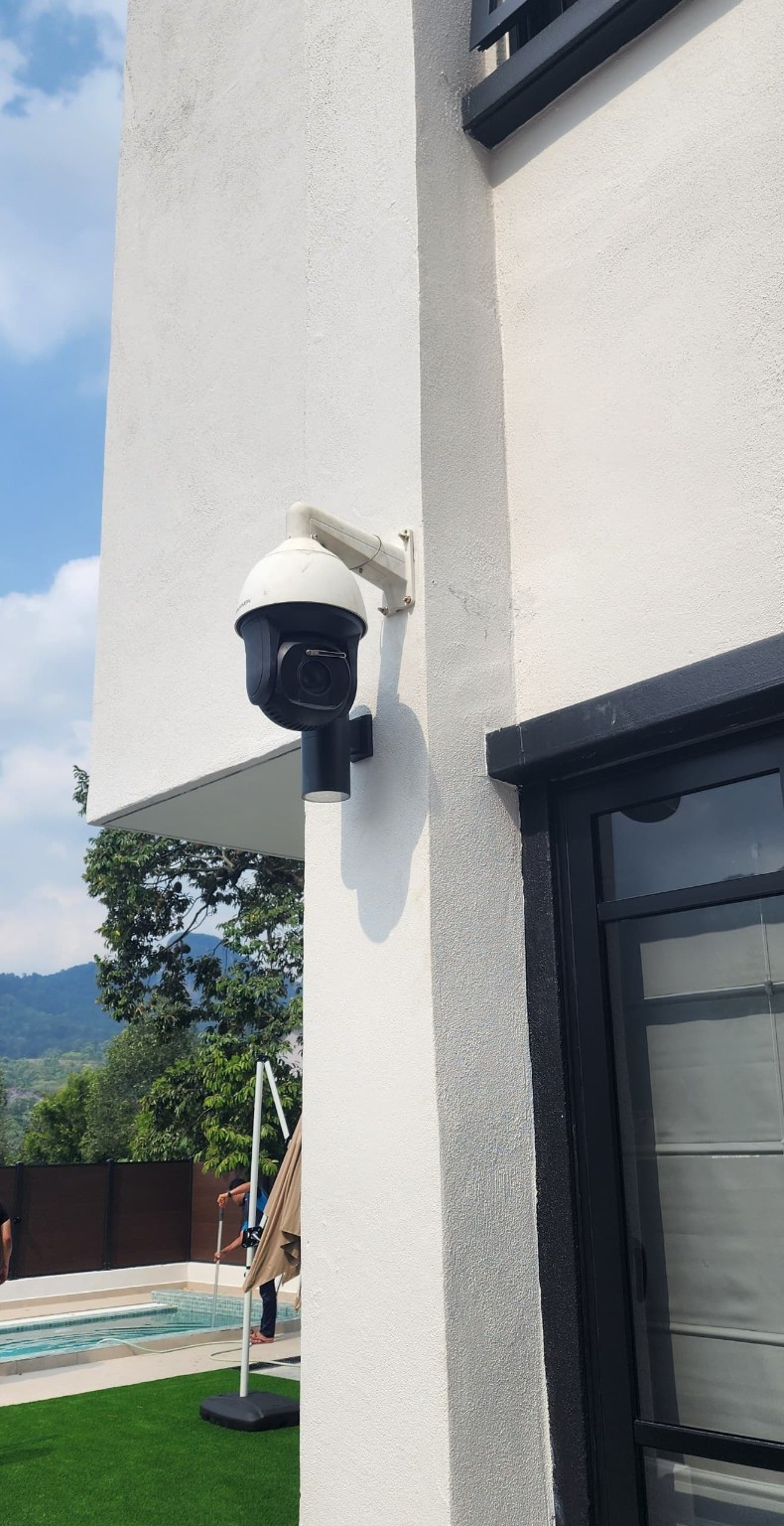 Outdoor PTZ CCTV installation by K&A Automation